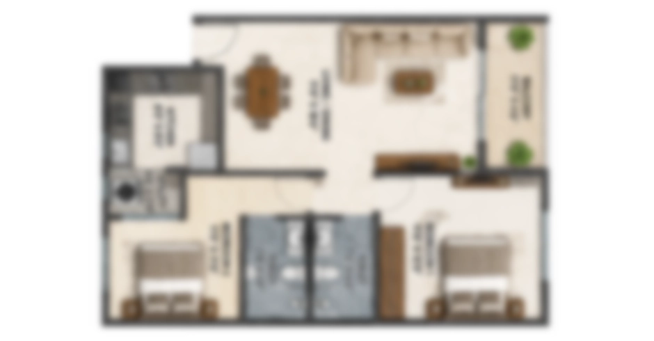 Adani Aurel Thane Floor Layout Plan